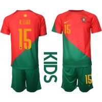 Portugal Rafael Leao #15 Replica Home Minikit World Cup 2022 Short Sleeve (+ pants)